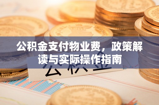 福安公积金支付物业费，政策解读与实际操作指南