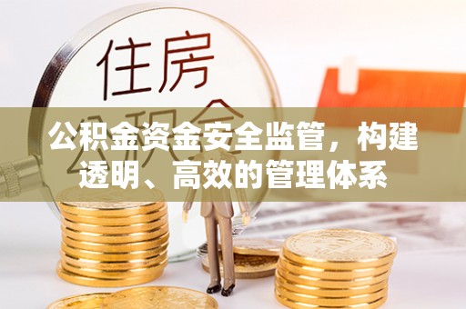 福安公积金资金安全监管，构建透明、高效的管理体系