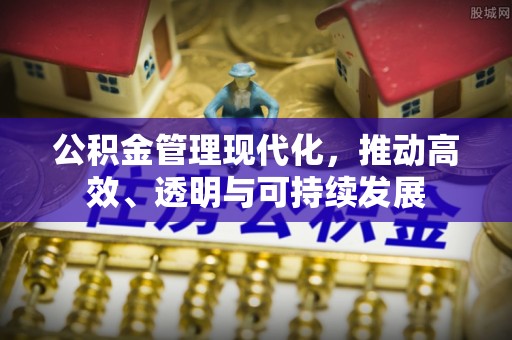 福安公积金管理现代化，推动高效、透明与可持续发展