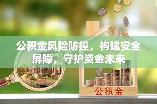 福安公积金风险防控，构建安全屏障，守护资金未来