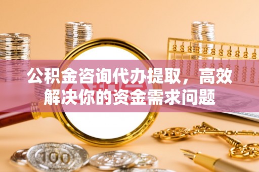 福安公积金咨询代办提取，高效解决你的资金需求问题