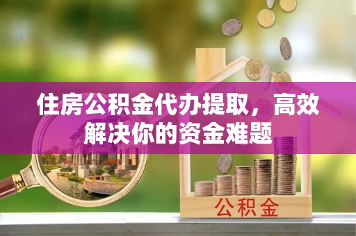 福安住房公积金代办提取，高效解决你的资金难题