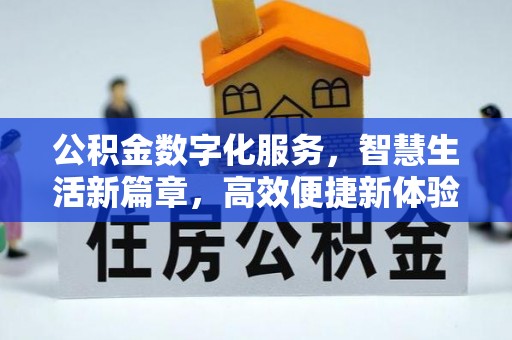 福安公积金数字化服务，智慧生活新篇章，高效便捷新体验