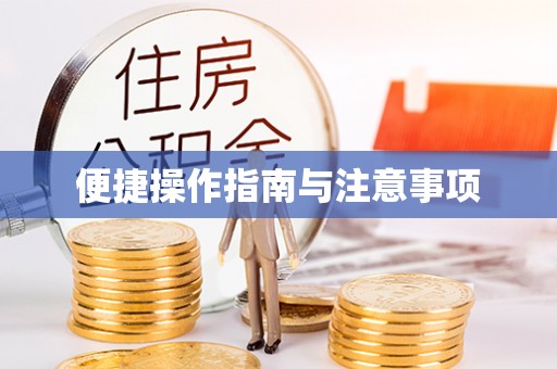 福安便捷操作指南与注意事项